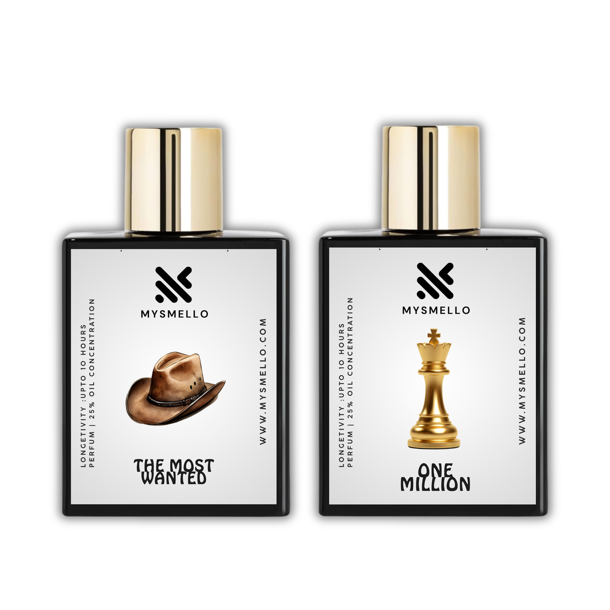 Pack of 2 for men: Mysmello the most wanted, PR one million