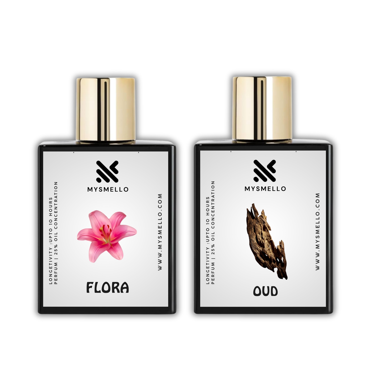 Pack of 2 for women: Guccu flora, Mysmello oud