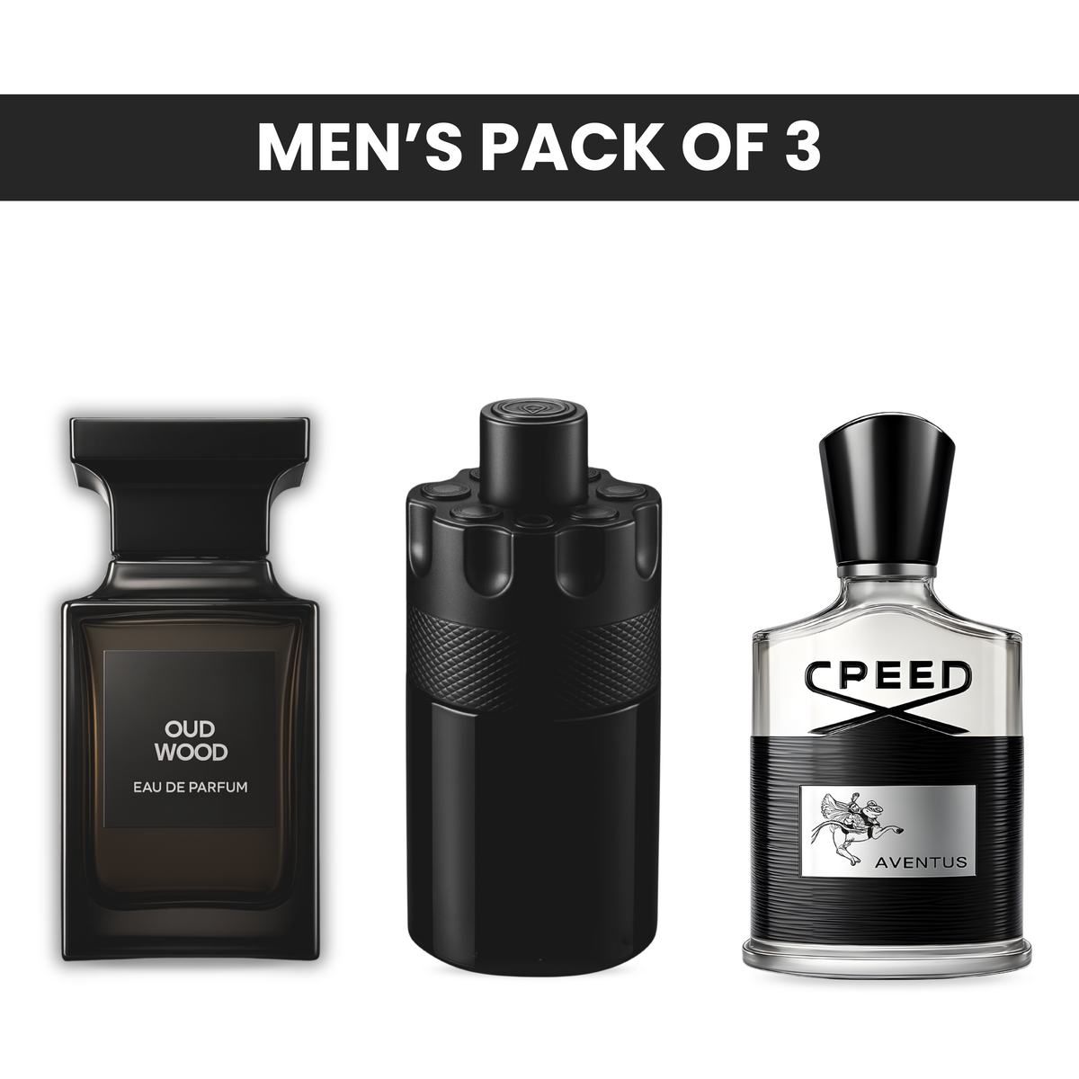 Pack of 3: Mysmello oud wood, Mysmello the most wanted, Mysmello aventus